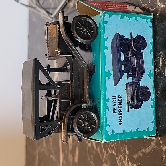 Pencil sharpener simplex hong kong antique finished 1906 w/box die-cast - Picture 1 of 5